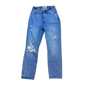 Abercrombie & Fitch The Dad High Rise Jeans Size 0R Curve Love